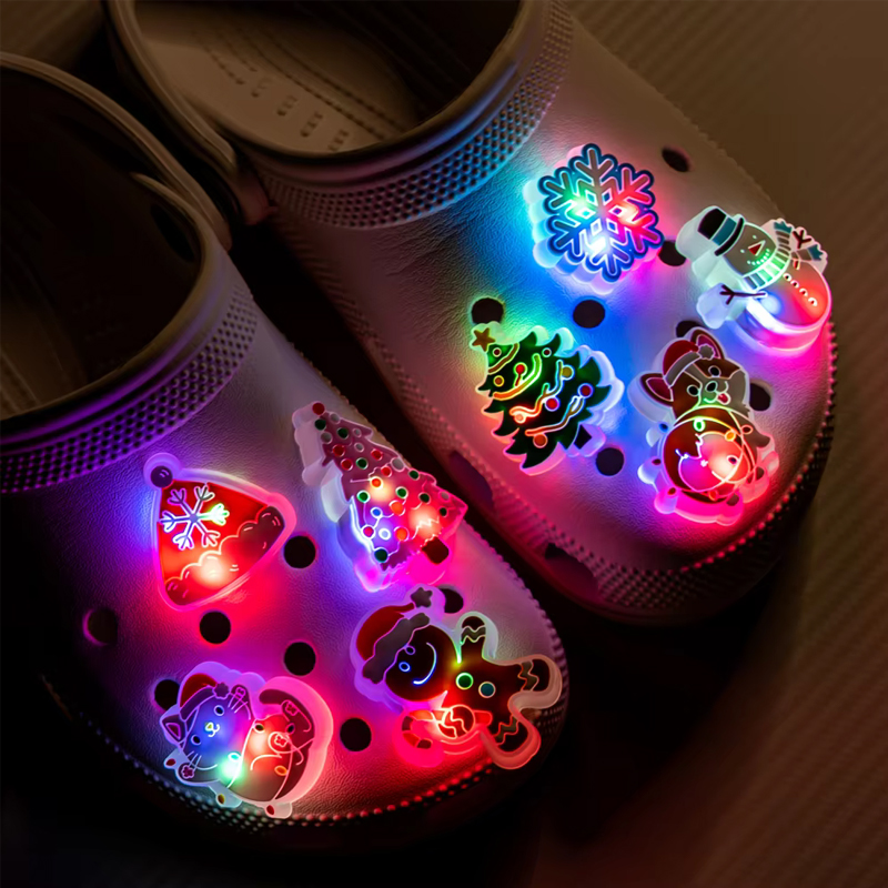 LED -Schuhzauber mit abnehmbaren Schnallen für Gartenschuhe