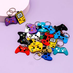 Handle game console keychain creative retro pendant