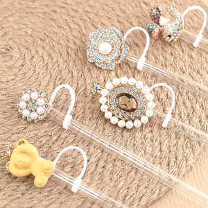 Reusable straw cover