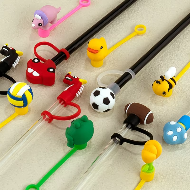 Classic Cartoon Straw Topper Set